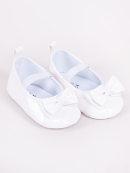 Baby girl shoes white Bow