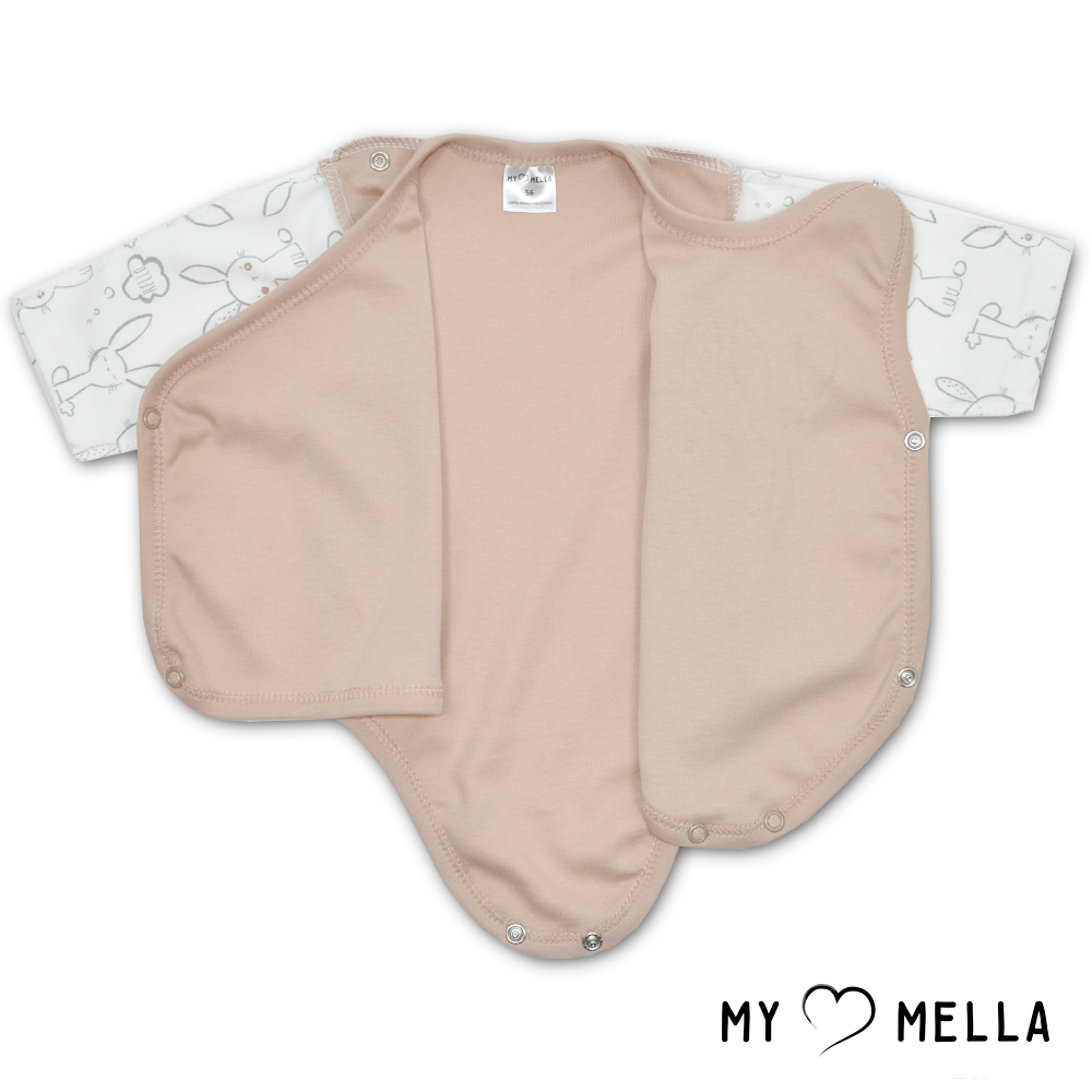 Susiaučiamas smėlinukas Bunny rusvas išvirkščiomis siūlėmis - Image 4