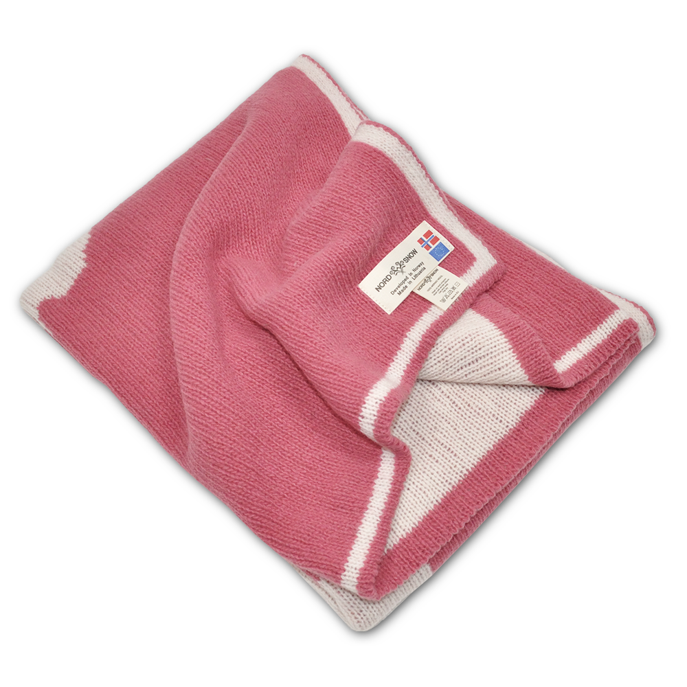 Pledas merino vilnos Rabbit slyvinis 100x80cm - Image 2