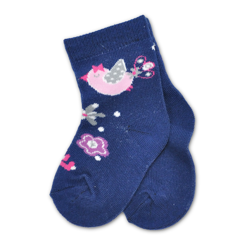 Kojinės Paukšteliai mėlynos