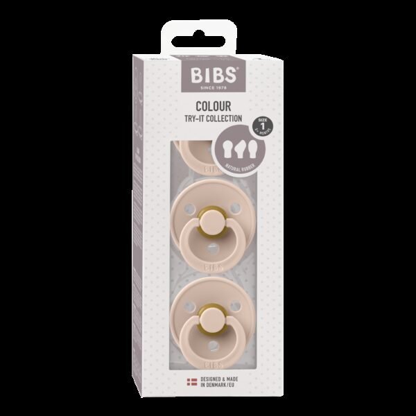 BIBS čiulptukai, Try-It, 3vnt, Blush