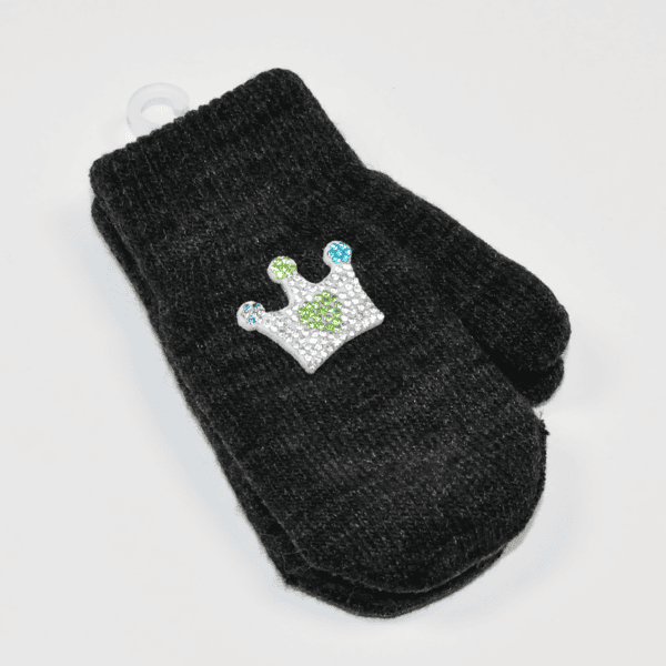 Dvigubo mezgimo pirštinės Karūna grafito