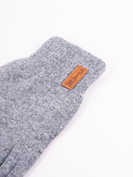 Dvigubo mezgimo pirštinės pilkos - Image 2