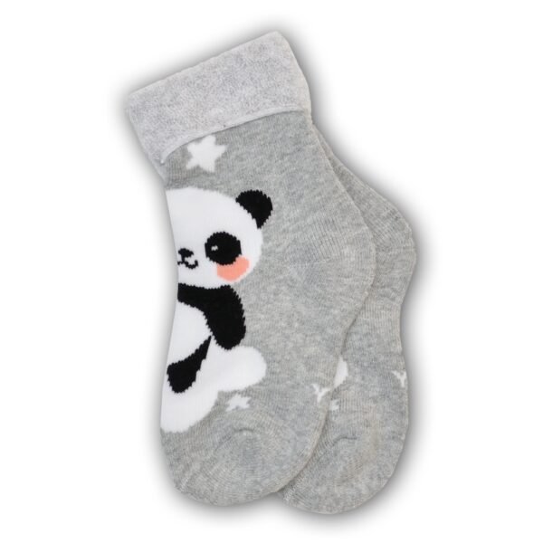 Frotinės kojinės Panda pilkos