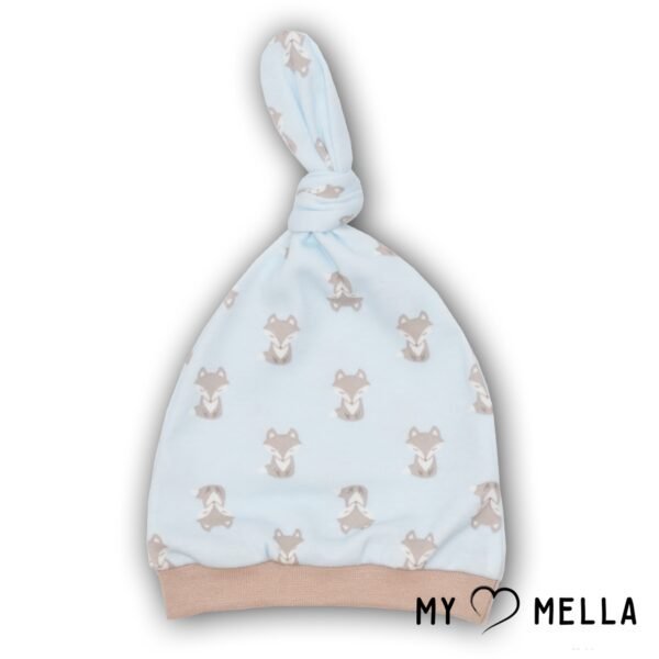 Kepurytė kūdikiui Fox melsva