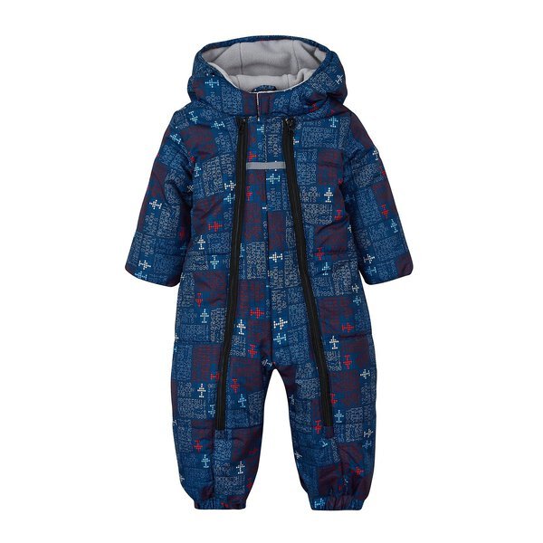 Kombinezonas tamsiai mėlynas margas