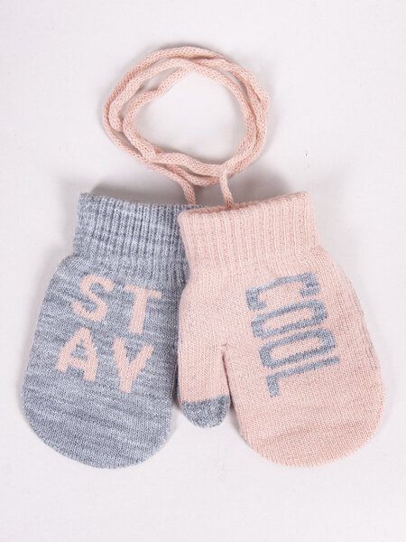 Kumštinės pirštinės Stay Cool pilka rausva