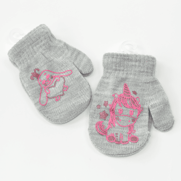 Pirštinės kumštinės viengubos pilkos