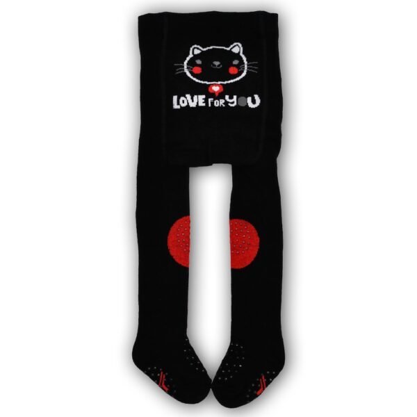 Ropojimo pėdkelnės Love Kitty juodos